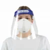 Globe Commercial Products Re-Usable Face Shields W/ Anti-Fog Coating - Case Of 200 Shields