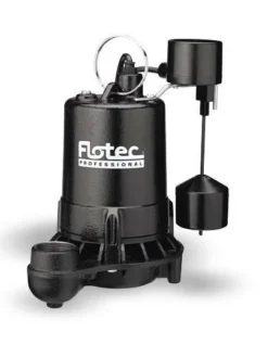 Flotec Professional Flotec E50VLT Cast Iron Sump Pump | 1/2 HP | 120V Dewatering Pumps
