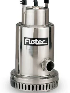 Flotec Stainless Steel Submersible Dewatering Pump | 1/2 HP