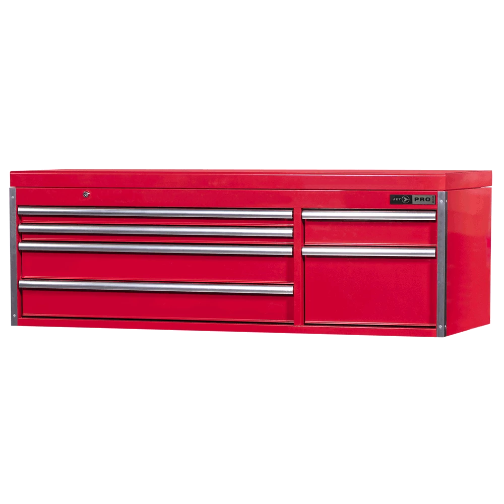 Jet Pro Series Mechanic's Chest | 6 Drawers | 56" X 24" 3 Jet Pro Series Mechanic's Chest | 6 Drawers | 56" X 24"