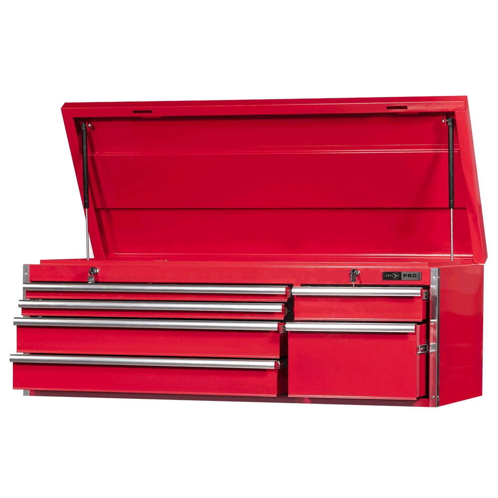 Jet Pro Series Mechanic's Chest | 6 Drawers | 56" X 24" 4 Jet Pro Series Mechanic's Chest | 6 Drawers | 56" X 24"