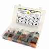 Automotive Supplies Techspan Deutsch Connector Assortment Kit (Solid Barrel Contacts Only) - 67 Pcs