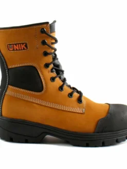Unik Industrial Unik Contractor 8" Leather Safety Boot With Vibram® Fire & Ice Sole | Sizes 5-14 8 Inch Safety Boots 11 Unik Industrial Unik Contractor 8