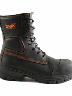 Unik Industrial Unik Contractor 8" Leather Safety Boot With Vibram® Fire & Ice Sole | Sizes 5-14 8 Inch Safety Boots 15 Unik Industrial Unik Contractor 8