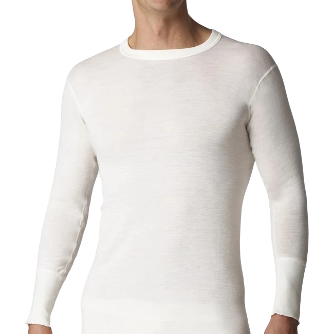 Stanfields Stanfield's 4313 Superwash Wool Base Long Sleeve Shirt | White | Sizes S - 2XL | Pack Of 2 Pairs Work Wear 3 Stanfields Stanfield's 4313 Superwash Wool Base Long Sleeve Shirt | White | Sizes S - 2XL | Pack Of 2 Pairs Work Wear