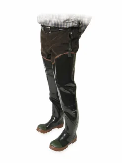 Rubber Work Boots Acton Protecto Industrial Rubber Safety Hip Waders | Sizes 7-13