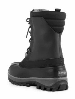 Acton Yukon Waterproof Synthetic Leather Plain Toe Boots | Sizes 7 - 14 Plain Toe Work Boots