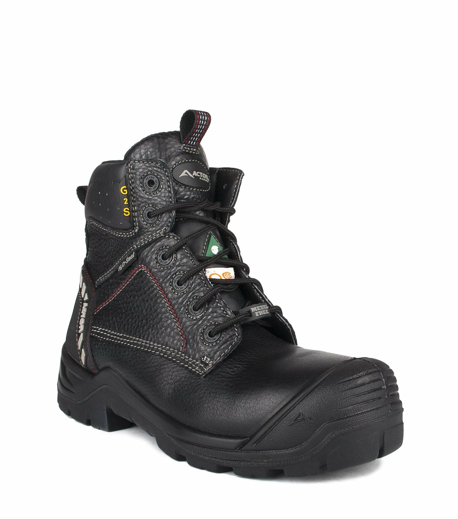 Acton G2S 6" Premium Waterproof Leather Composite Toe Safety Boots | Black | Sizes 7 - 15 6 Inch Safety Boots 3 Acton G2S 6" Premium Waterproof Leather Composite Toe Safety Boots | Black | Sizes 7 - 15 6 Inch Safety Boots