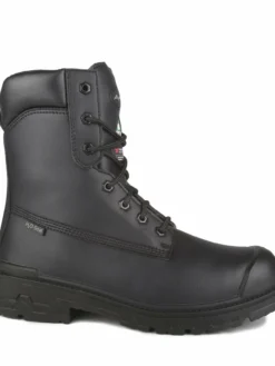 8 Inch Safety Boots Acton Prospect 8" Chemtech Microfiber Vegan Safety Boots | Black | Size 7 To Size 14