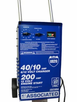 Associated Equipment US20 6/12V 40/10/100 Amp Manual Battery Charger W/ Start