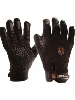 Work Gloves Impacto Anti-Vibration Mechanic's Style Suede Leather Silicone Grip Glove With Air Glove® Technology