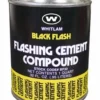 Whitlam BLACK FLASH Flashing Cement Compound | 1 Quart