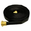 Greenline 1-1/2" Black Dragon Industrial Layflat Discharge Hose Assemblies C/w Brass NPSH Fittings Hose And Fittings 2 Greenline 1-1/2" Black Dragon Industrial Layflat Discharge Hose Assemblies C/w Brass NPSH Fittings Hose And Fittings