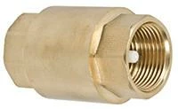 Greenline Brass Spring Loaded In-Line Check Valve | 3/8" To 2" NPT Fittings And Valves