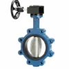 New-Line Fittings And Valves Lug Style Gear Operated Butterfly Valve - EPDM Seal - Wheel Handle