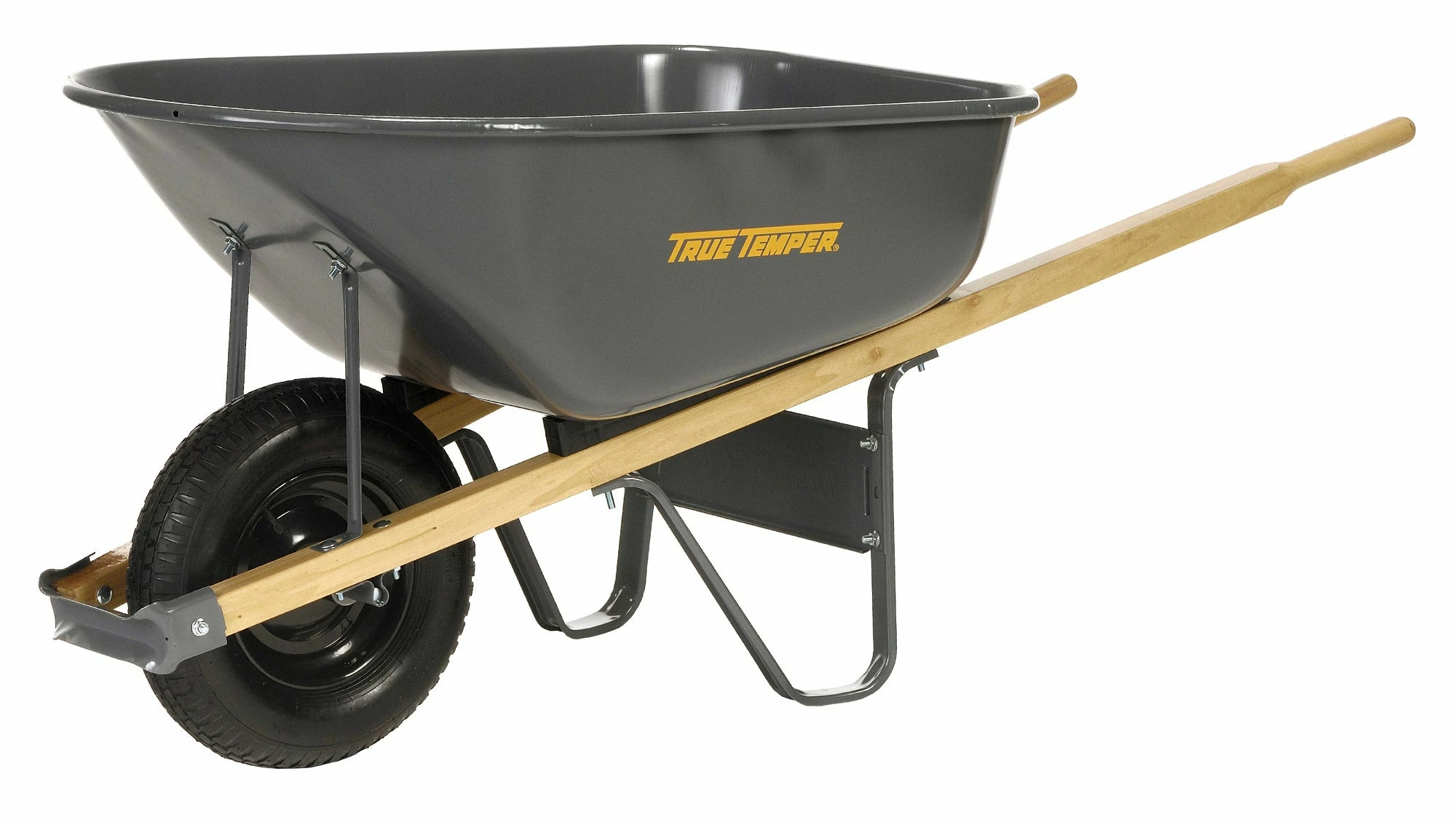 True Temper Contractor Wheelbarrow - 6 Cu Ft Landscaping Tools 3 True Temper Contractor Wheelbarrow - 6 Cu Ft Landscaping Tools