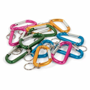 Cleanflow Carabiner Hooks With Key Rings - Pack Of 12 Maintenance Supplies 3 Cleanflow Carabiner Hooks With Key Rings - Pack Of 12 Maintenance Supplies