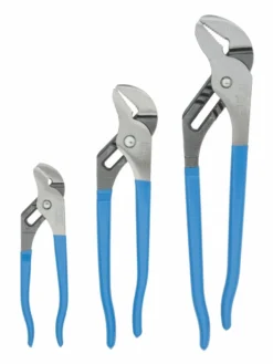ChannelLock GS-3 Straight Jaw Tongue & Groove Plier Set - 3 Piece Hand Tools