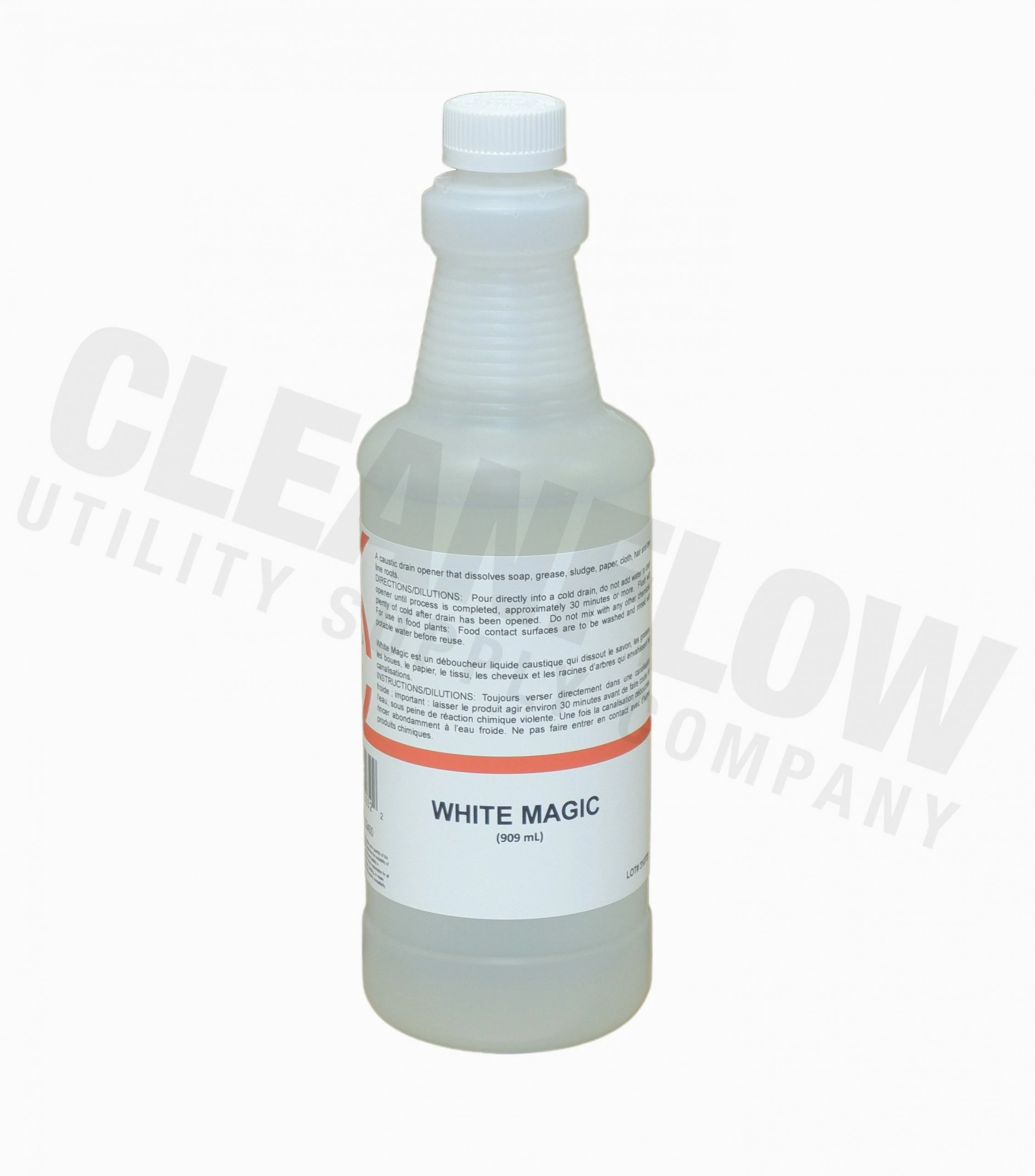 Chemfax White Magic Caustic Drain Opener - 909 Ml Bottle 3 Chemfax White Magic Caustic Drain Opener - 909 Ml Bottle
