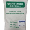 Cleanflow Citric Acid | Fine Grain | 25 Kg Bag