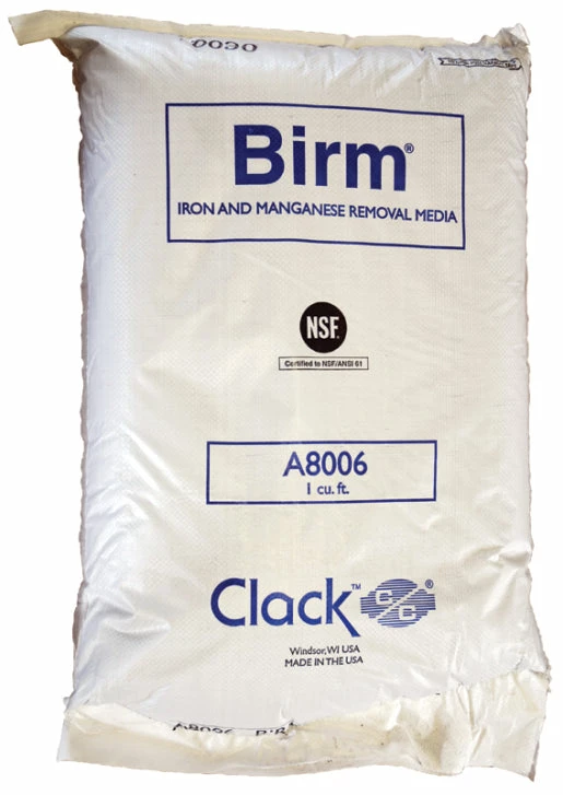 Commercial Water Filters And UV Parts Clack Birm Iron/Manganese Removal Media - 1 Cu. Ft. Bag 3 Commercial Water Filters And UV Parts Clack Birm Iron/Manganese Removal Media - 1 Cu. Ft. Bag