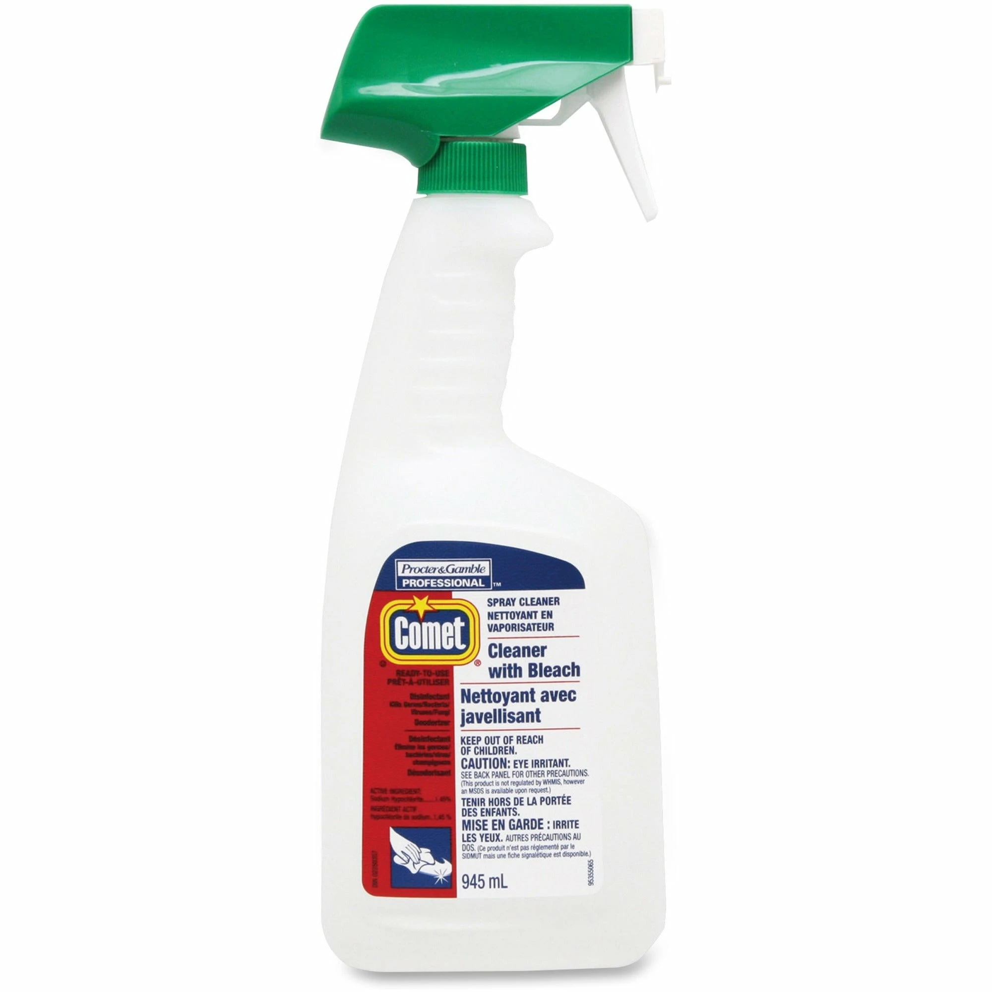 Comet Professional Disinfectant Cleaner With Bleach | 945 Ml - Case Of 8 3 Comet Professional Disinfectant Cleaner With Bleach | 945 Ml - Case Of 8