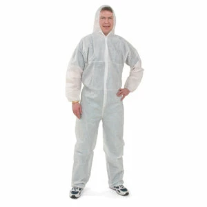 Unex Work Wear White Disposable SMS Tri-Laminate Coveralls 3 Unex Work Wear White Disposable SMS Tri-Laminate Coveralls