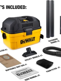 DeWalt Tools Facility Equipment DeWalt Wet/Dry Vac - 5 HP - 4 Gallon