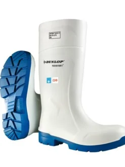Rubber Work Boots Dunlop Purofort FoodPro Safety Rain Boots | Green | Sizes 6 - 16