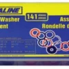 Dynaline Rubber Sealing Washer Assortment - 141 Piece