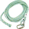 Safety Equipment Dynamic 3-Strand Co-Polymer Vertical Rope Lifelines W/ Carabiner 1 Safety Equipment Dynamic 3-Strand Co-Polymer Vertical Rope Lifelines W/ Carabiner