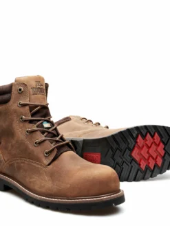 6 Inch Safety Boots Kodiak McKinney Composite Toe 6" Safety Work Boots | Brown | Sizes 7 - 15 16 6 Inch Safety Boots Kodiak McKinney Composite Toe 6