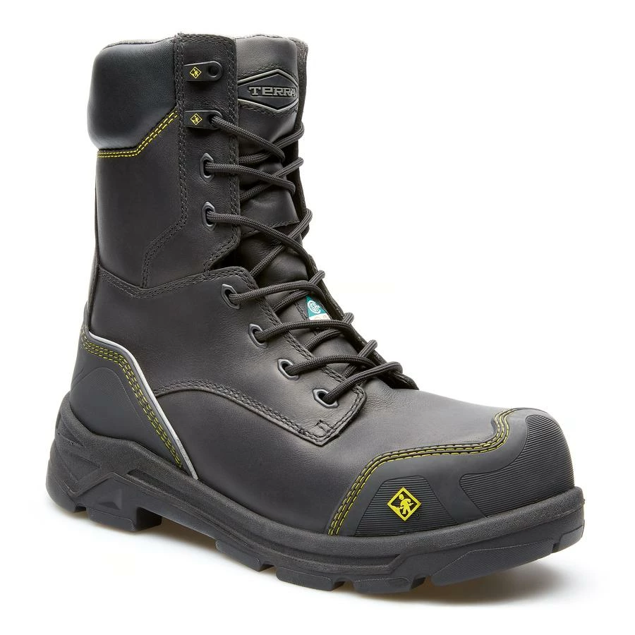 Terra Safety Footwear Terra VRTX 8000 SE Composite Toe 8" Men's Safety Work Boots | Sizes 7 - 16 11 Terra Safety Footwear Terra VRTX 8000 SE Composite Toe 8" Men's Safety Work Boots | Sizes 7 - 16