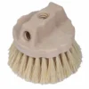 Cleanflow Round Tampico Bristle Flow-Thru 4-1/2" Wash Brush
