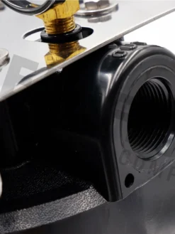 Waterite Commercial Water Filters And UV Parts DuPlex 4.5" OD Big Blue Water Filter Housing | 20" 12 Waterite Commercial Water Filters And UV Parts DuPlex 4.5