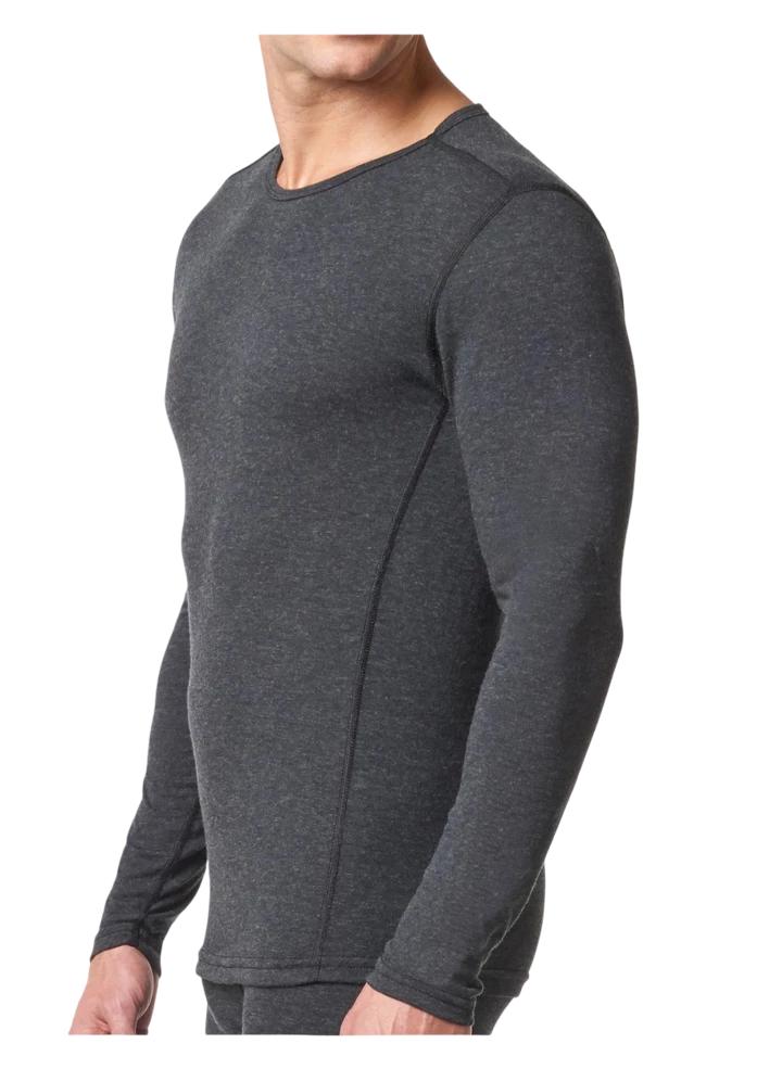 Stanfields Stanfield's FX89 HeatFX Merino Long Sleeve Shirt | Charcoal | Sizes S - XL 4 Stanfields Stanfield's FX89 HeatFX Merino Long Sleeve Shirt | Charcoal | Sizes S - XL