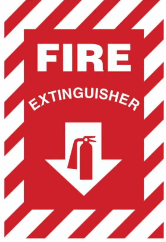 Dynamic Fire Extinguisher Sign - Various Sizes And Materials Safety Supplies 3 Dynamic Fire Extinguisher Sign - Various Sizes And Materials Safety Supplies