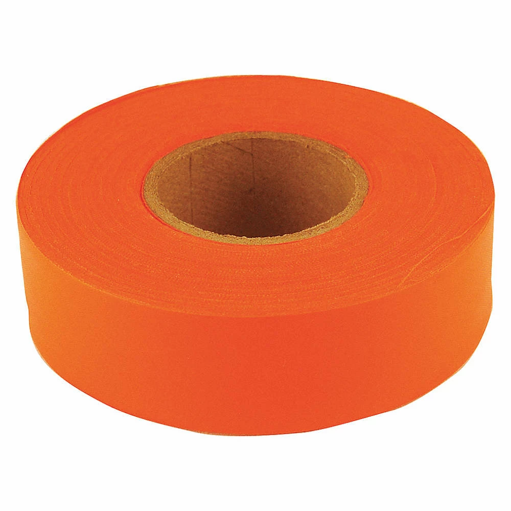 Unex Safety Supplies Fluorescent Flagging Tape - Pack Of 10 Rolls 4 Unex Safety Supplies Fluorescent Flagging Tape - Pack Of 10 Rolls