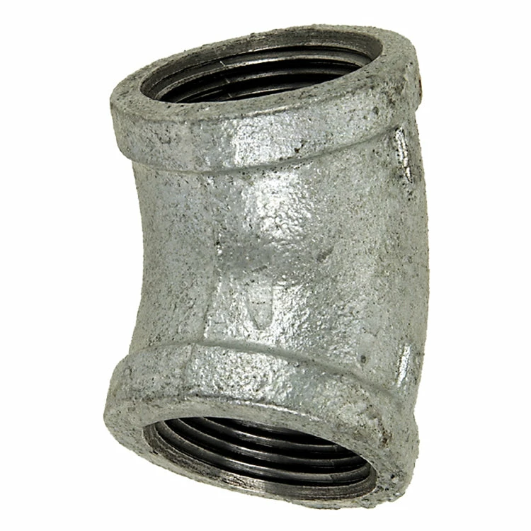 Greenline Galvanized 45° Female Pipe Elbow | 1/8" NPT To 4" NPT Sizes 3 Greenline Galvanized 45° Female Pipe Elbow | 1/8" NPT To 4" NPT Sizes