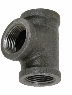Greenline Black Pipe Tee | 1/8" NPT To 6" NPT Sizes Fittings And Valves