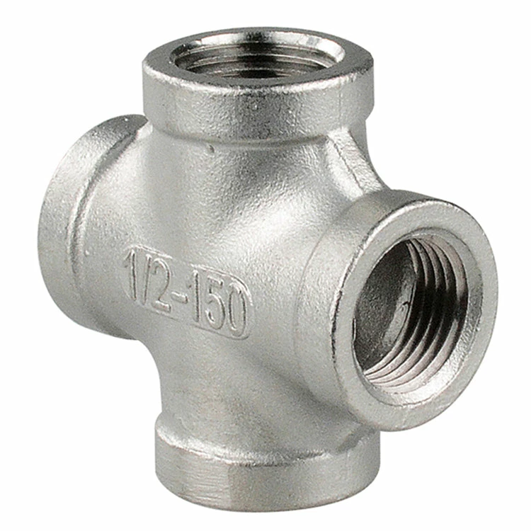 Greenline Fittings And Valves Stainless Steel Pipe Cross | 1/2" NPT To 1" NPT Sizes 3 Greenline Fittings And Valves Stainless Steel Pipe Cross | 1/2" NPT To 1" NPT Sizes