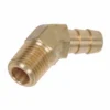 Greenline 45° Brass Hose Barb With Male Pipe (NPT) Thread