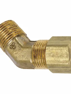 Greenline Tubing And Fittings Brass Compression 45° Male Pipe Connector Elbow