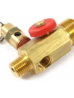 Forney Tank Manifold For Air Compressors - 1/2" MNPT Inlet, 1/4" MNPT Outlet