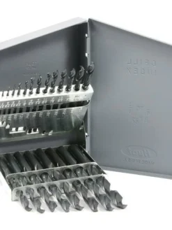 Power Tool Accessories Forney HSS Jobber Drill Bit Set - 1/16" To 3/8" By 64ths - 21 Piece