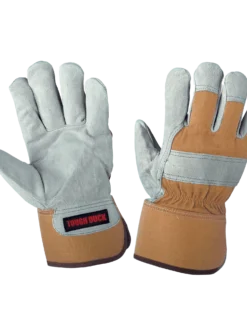 Tough Duck Pile Lined Split Leather Winter Work Gloves | M-2XL