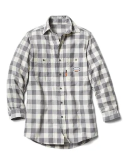 Flame Resistant Work Wear Rasco FR Buffalo Plaid Shirt | S - 5XL