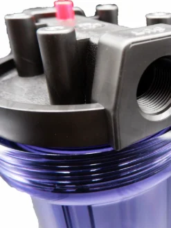 Waterite 10" X 2.5" Diameter Water Filter Housing Kit | Clear 13 Waterite 10