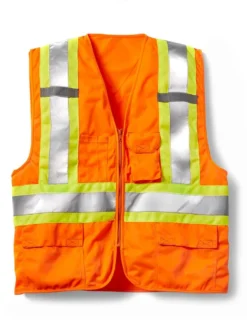 Rasco Hi-Viz Zip Front Safety Vest | S-4XL