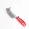 Cleanflow Heavy Duty Wire Scratch Brush, Red Plastic Handle, Steel Bristles 1 Cleanflow Heavy Duty Wire Scratch Brush, Red Plastic Handle, Steel Bristles